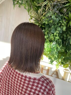 切りっぱなしボブ☆