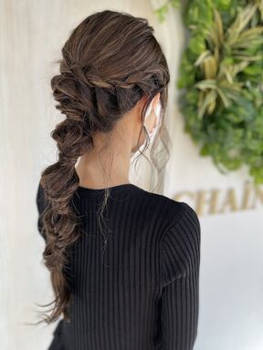 編みおろし☆ロングヘアアレンジ