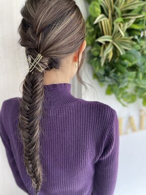 フィッシュボーン☆ロングヘアアレンジ