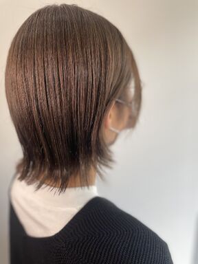 切りっぱなし　外ハネ