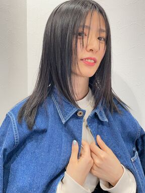 艶髪ストレートヘア