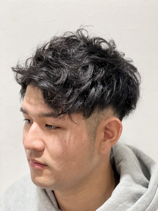 パーマ風メンズショート☆