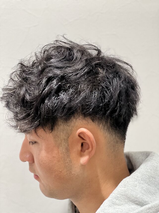 パーマ風メンズショート☆