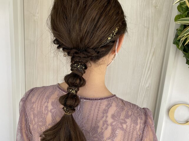 結婚式ヘアアレンジ☆
