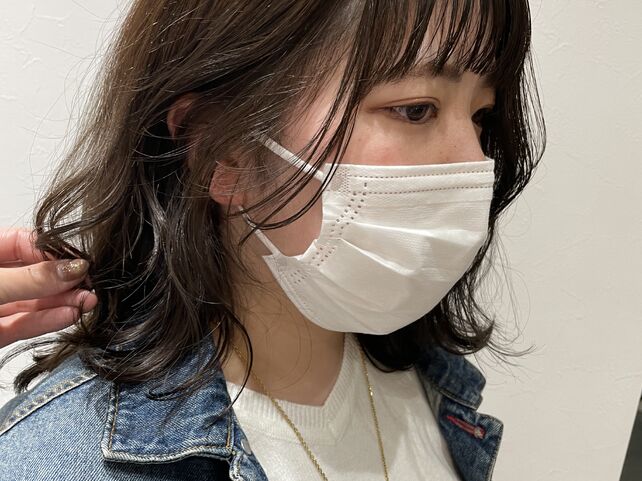 外ハネミディアムヘア☆