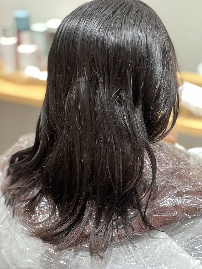 乾燥の季節にオイルストレート♪